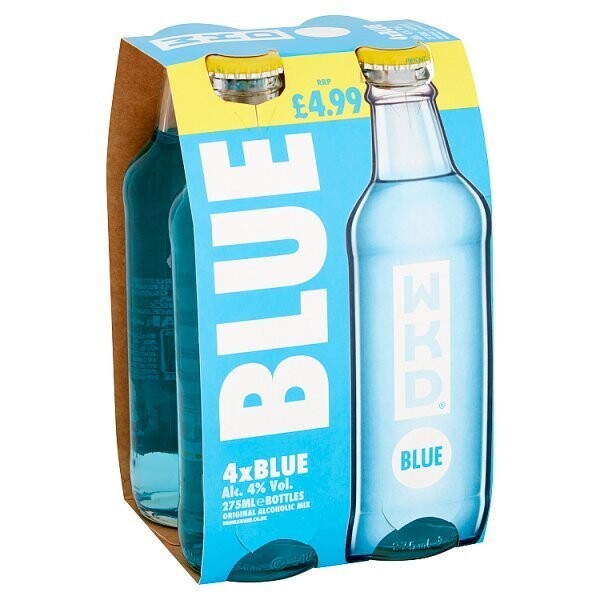 Wkd Blue 4 Pack Pm £4.99 275ml