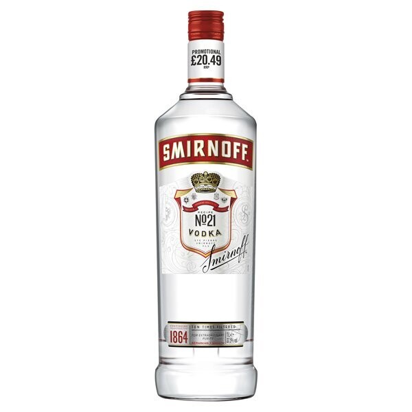 Smirnoff Vodka Pm £20.49 1ltr