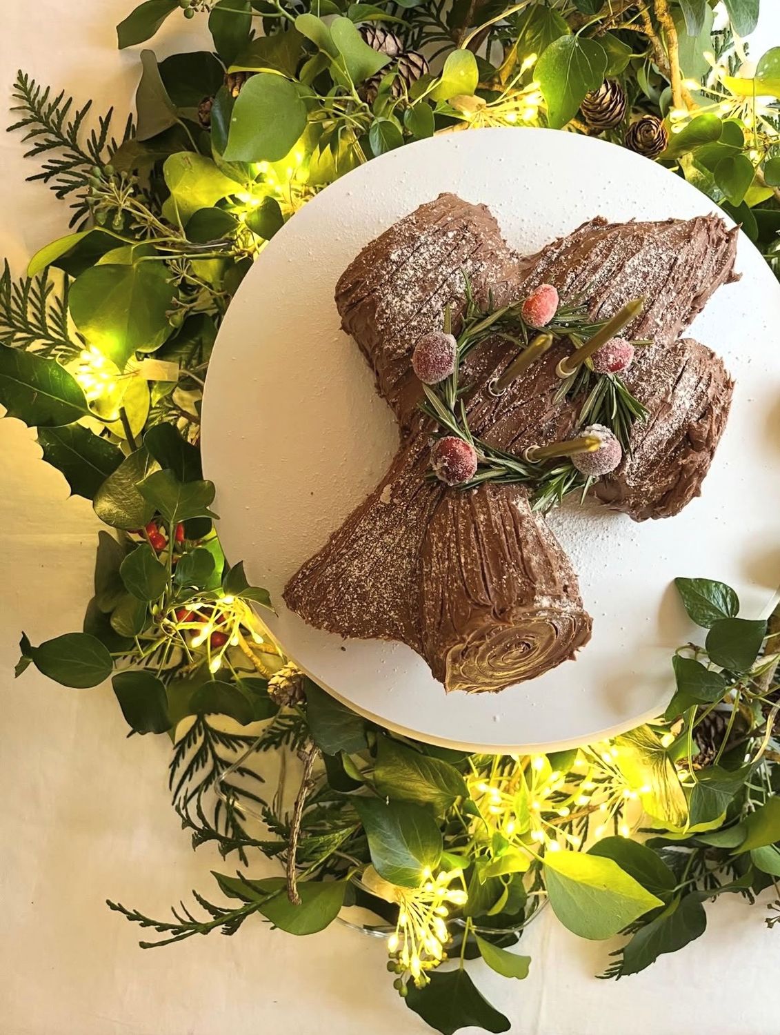 Traditional Chocolate Yule Log