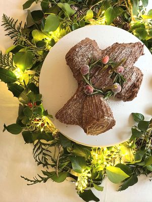 Traditional Chocolate Yule Log