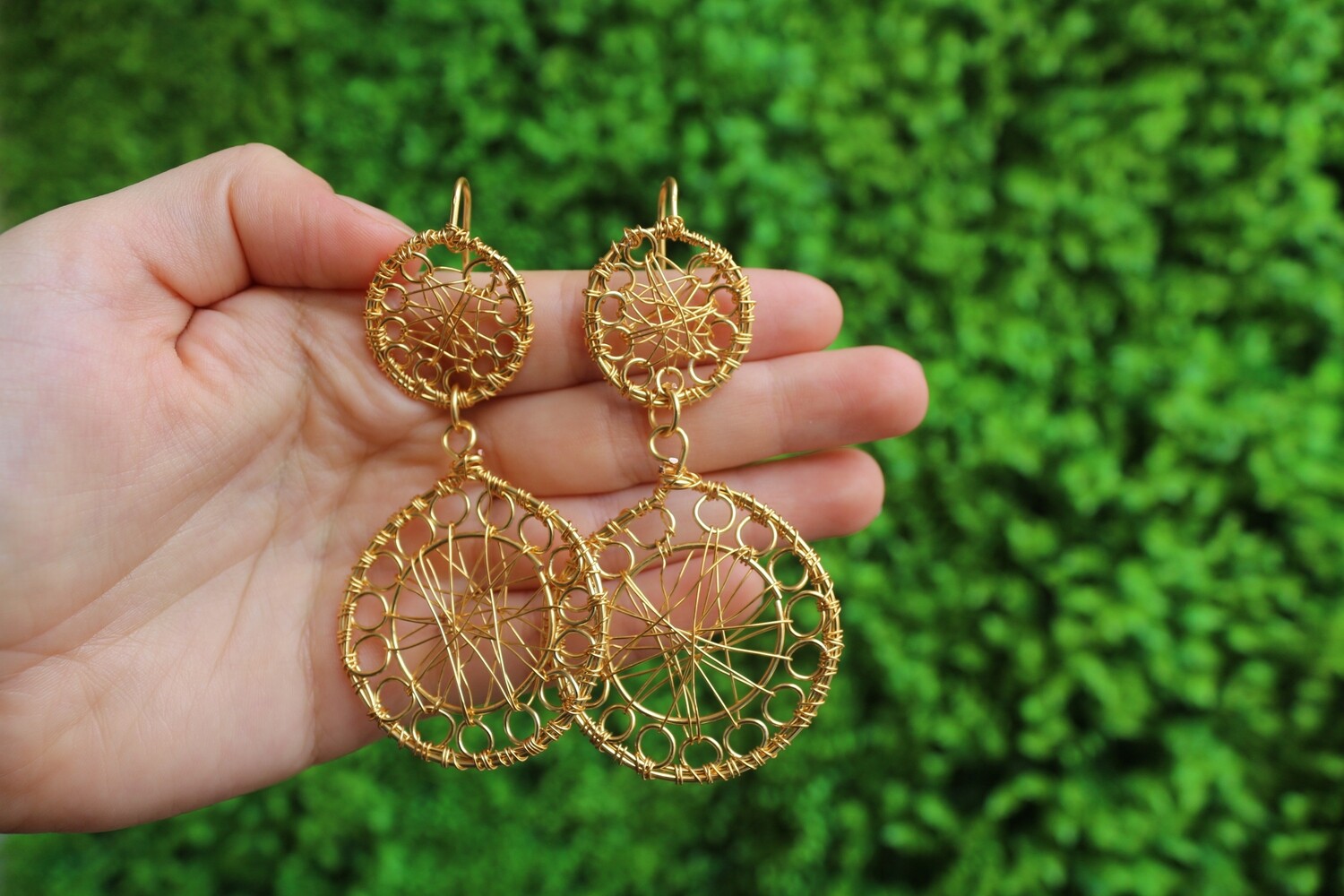 Dream catcher earrings