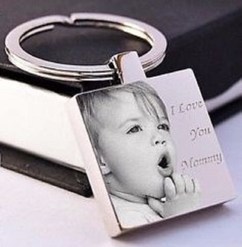 Llavero de acero cuadrado personalizado