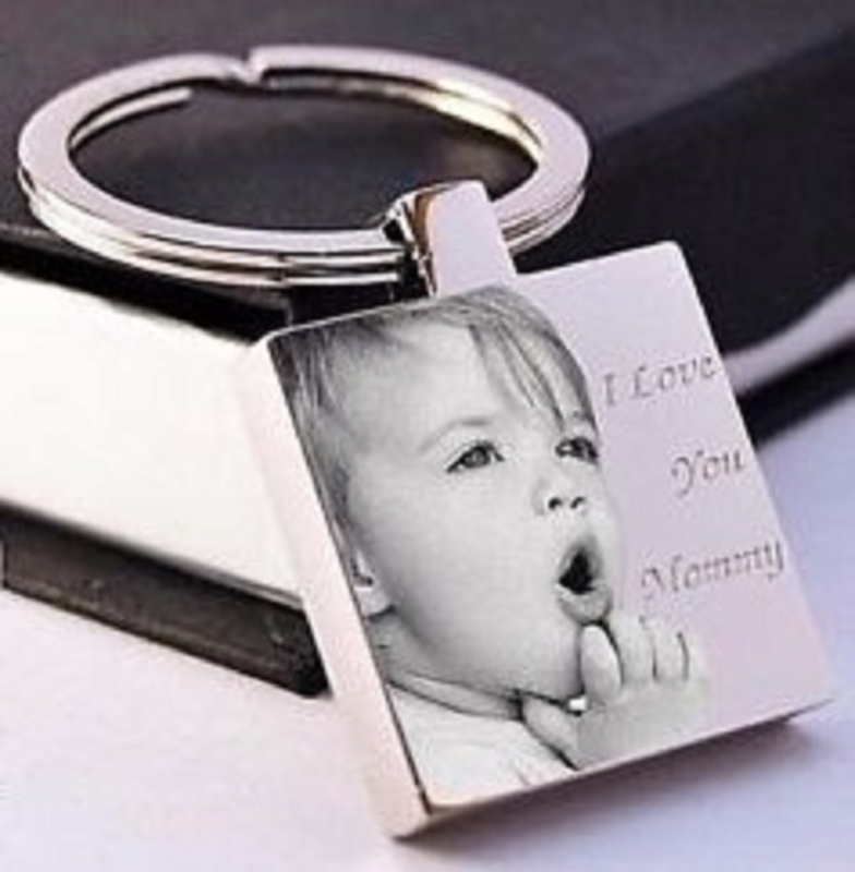 Llavero de acero cuadrado personalizado