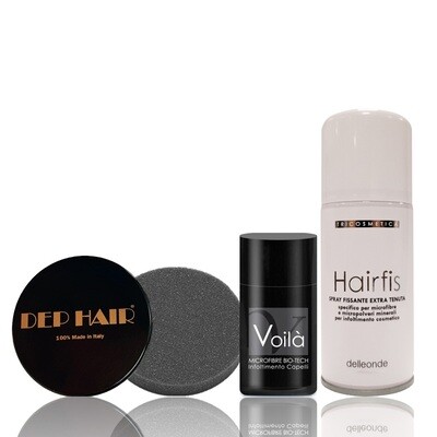 KIT 1 - TRATTAMENTO COMPLETO MICROFIBRE E MICROPOLVERI PER CAPELLI EXTRATENUTA + EXTRACOPERTURA AREE DIFFICILI: 1 DEP HAIR + 1 HAIRFIS + 1 CARBOSPUGNA APLÌ + 1 VOILÀ MICROFIBRE KIT 1 - TRATTAMENTO COMPLETO MICROFIBRE E MICROPOLVERI PER CAPELLI EXTRATENUTA + EXTRACOPERTURA AREE DIFFICILI: 1 DEP HAIR + 1 HAIRFIS + 1 CARBOSPUGNA APLÌ + 1 VOILÀ MICROFIBRE