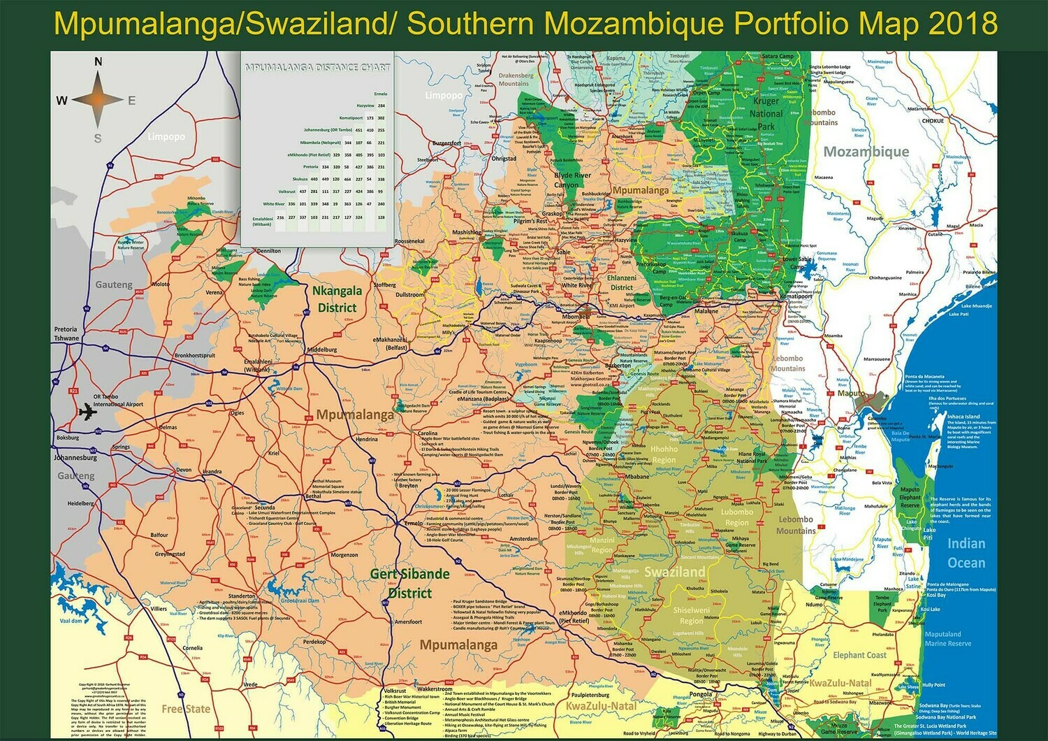 Mpumalanga Official Map 2020