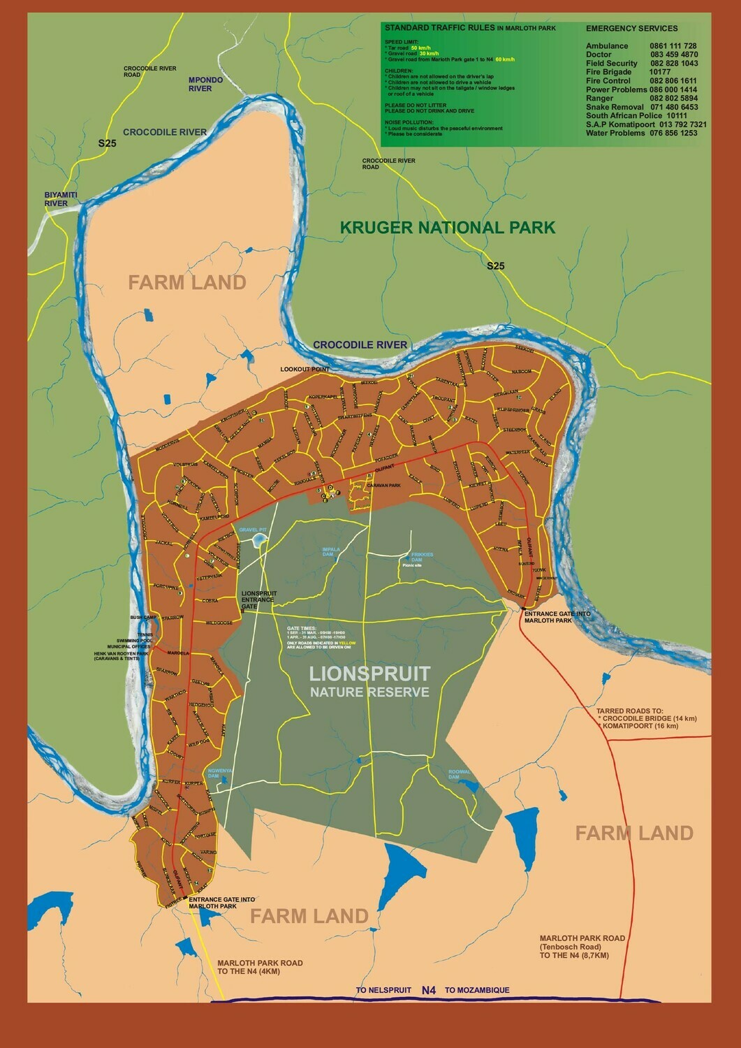 Marloth Park Map