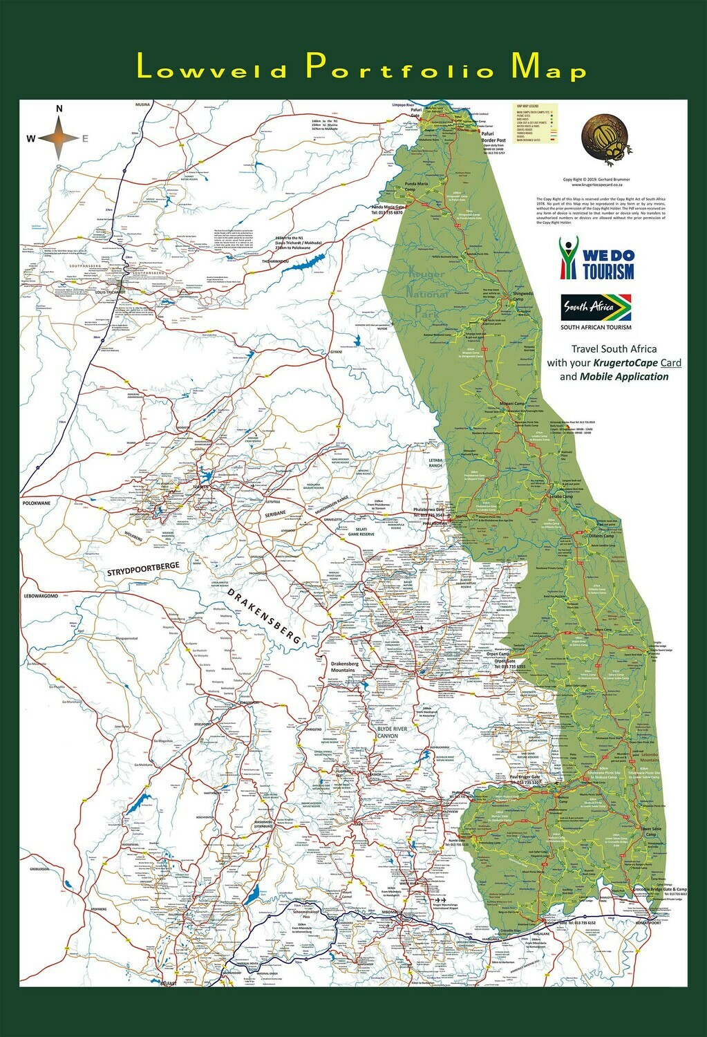 Detailed Lowveld Map 2020