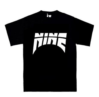 nine logo tee