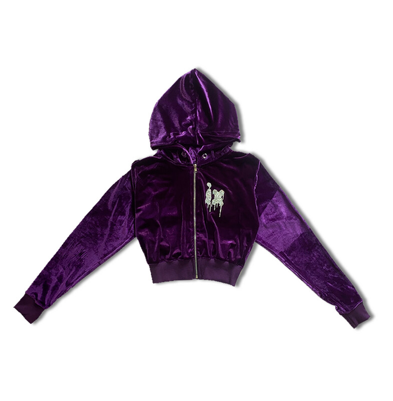 velour hoodie