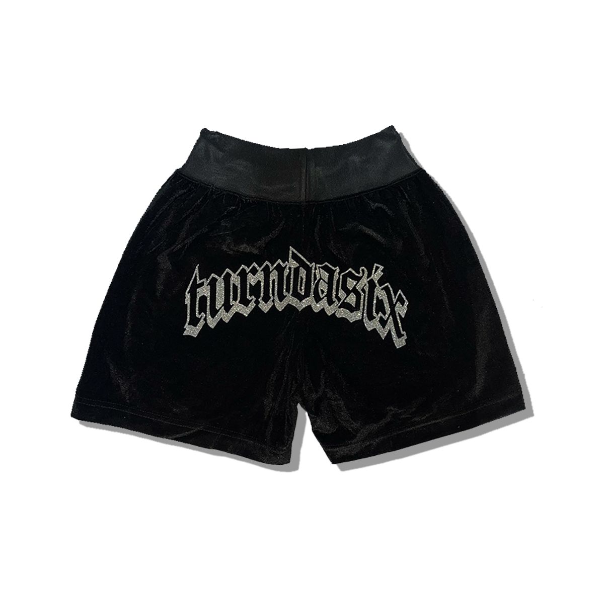 velour shorts