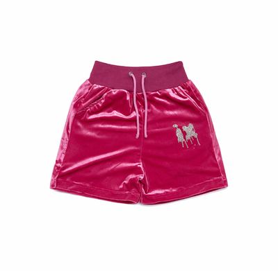 velour shorts