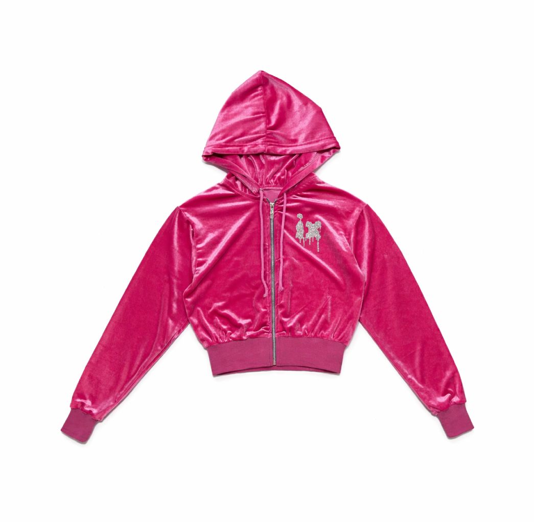 velour hoodie