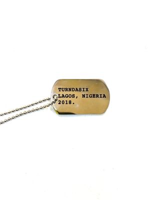 Gold NINE DOGTAG