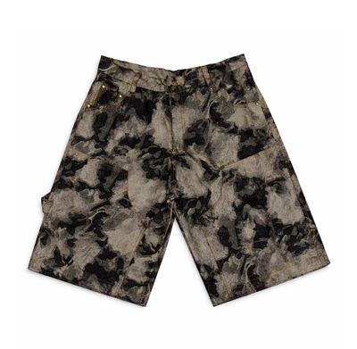 CAMO DENIM JORTS