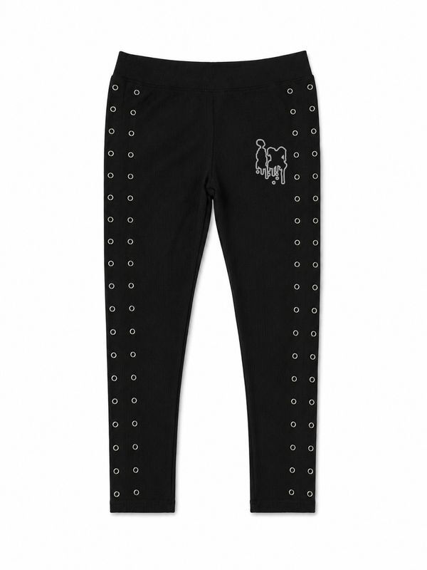 nine metallic capri