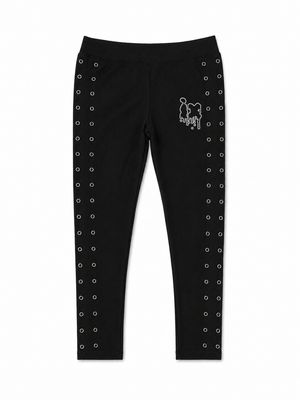 nine metallic capri