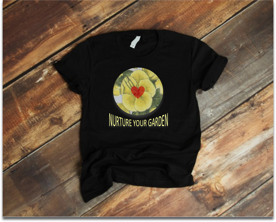 Black Garden of Christ Heart T-Shirt