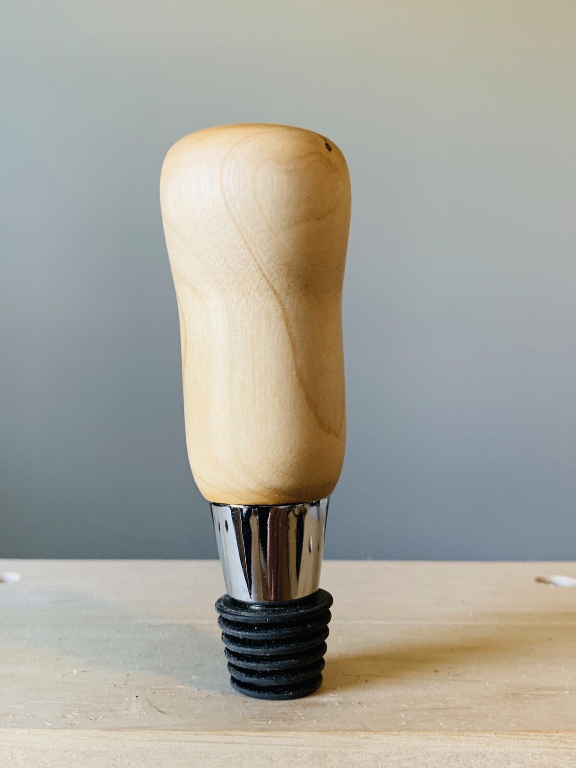 Bottle Stopper without Corkscrew