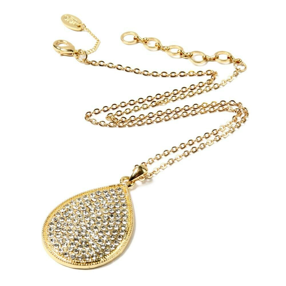 Gold &amp; Austrian Crystal Pendant