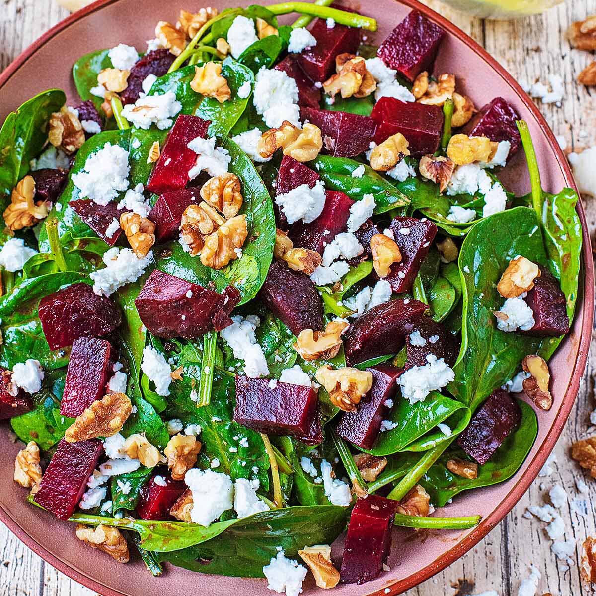 Beet Spinach & Cheese Salad | Large