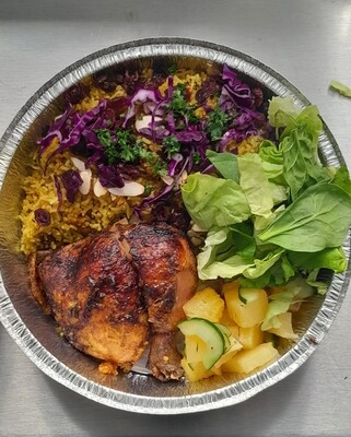 Persian Jeweled Rice & Roasted Chicken