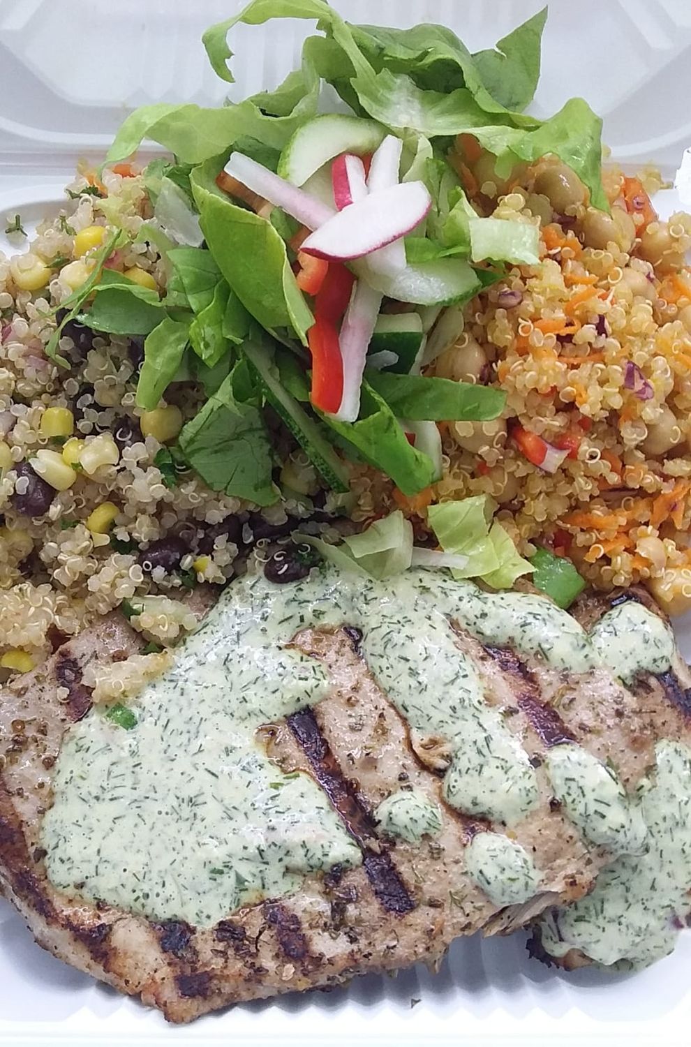 Grilled Fish &amp; Salad Only