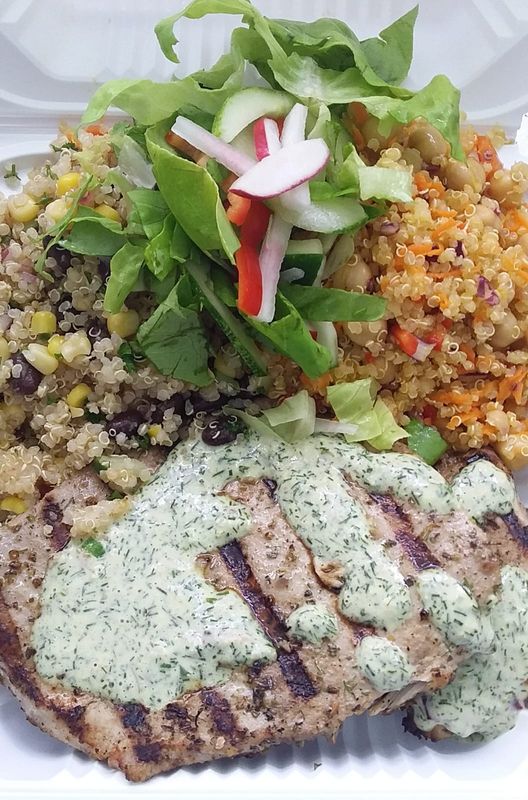 Grilled Fish &amp; Salad Only