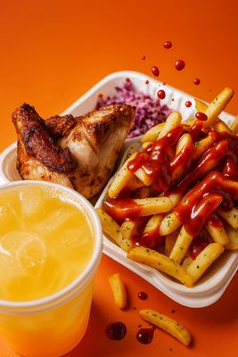 Terrific Tuesday Special 1/4 Chicken, Fries, Salad &amp; A Drink