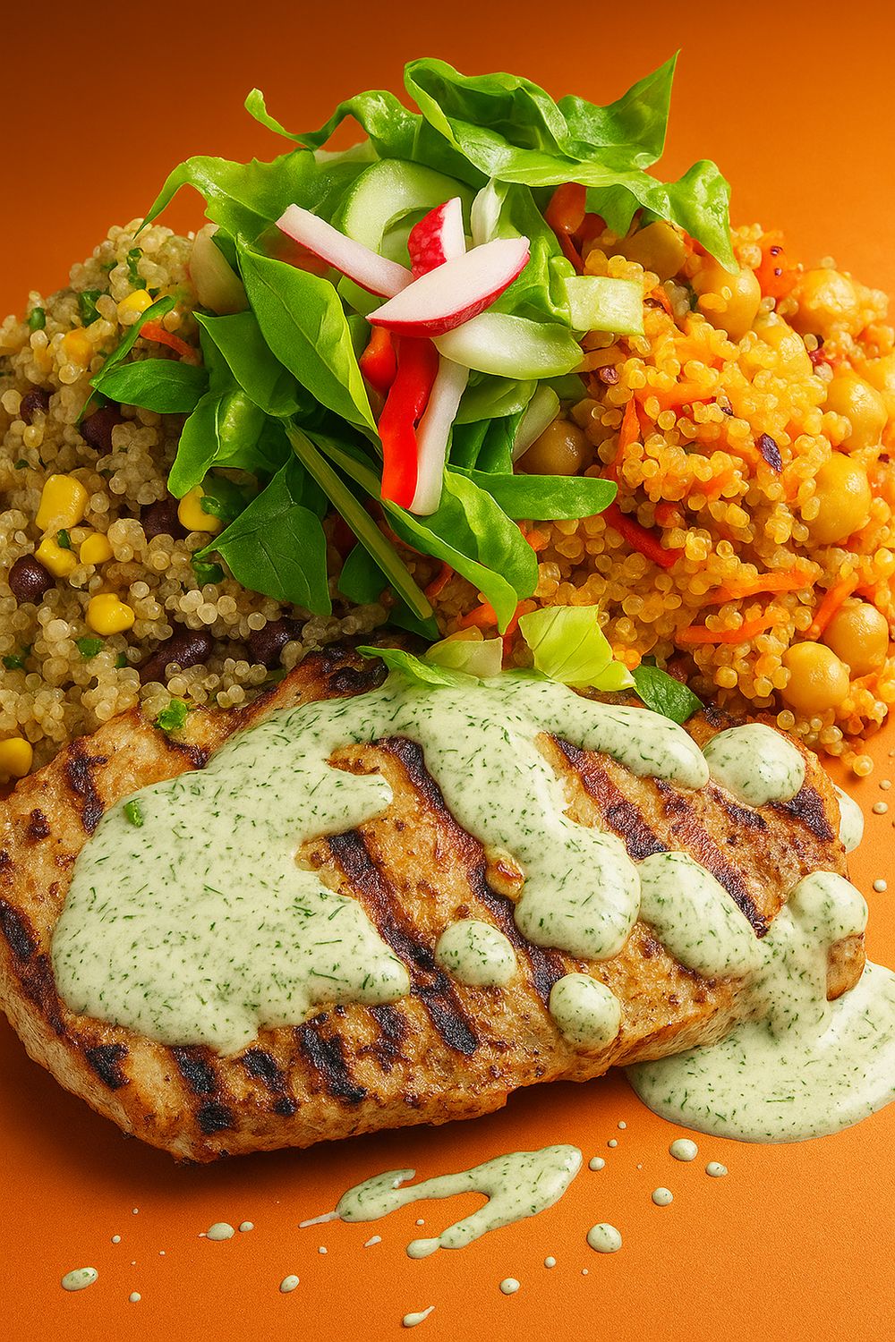 Grilled Fish &amp; Salad Only