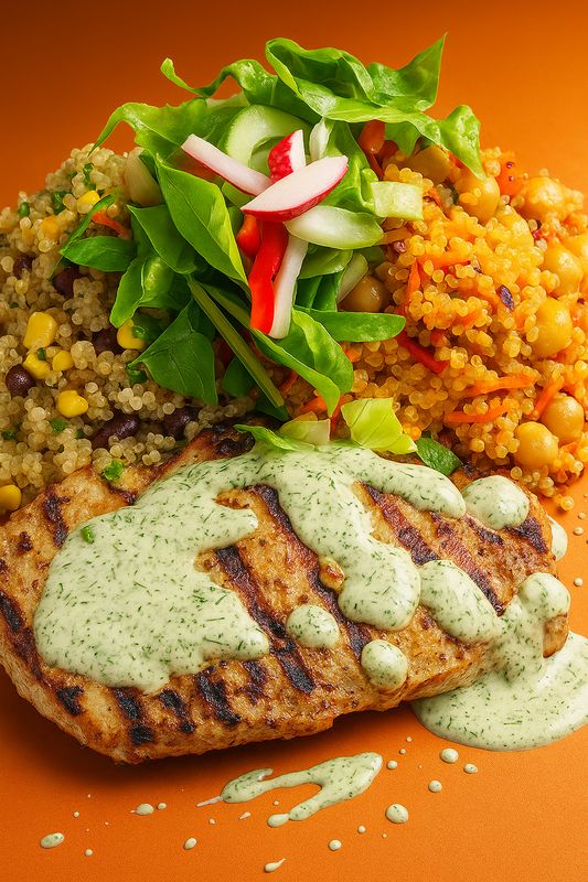 Grilled Fish &amp; Salad Only