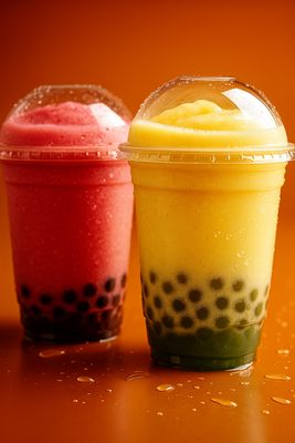 Smoothie Bubble Fruit Drink
