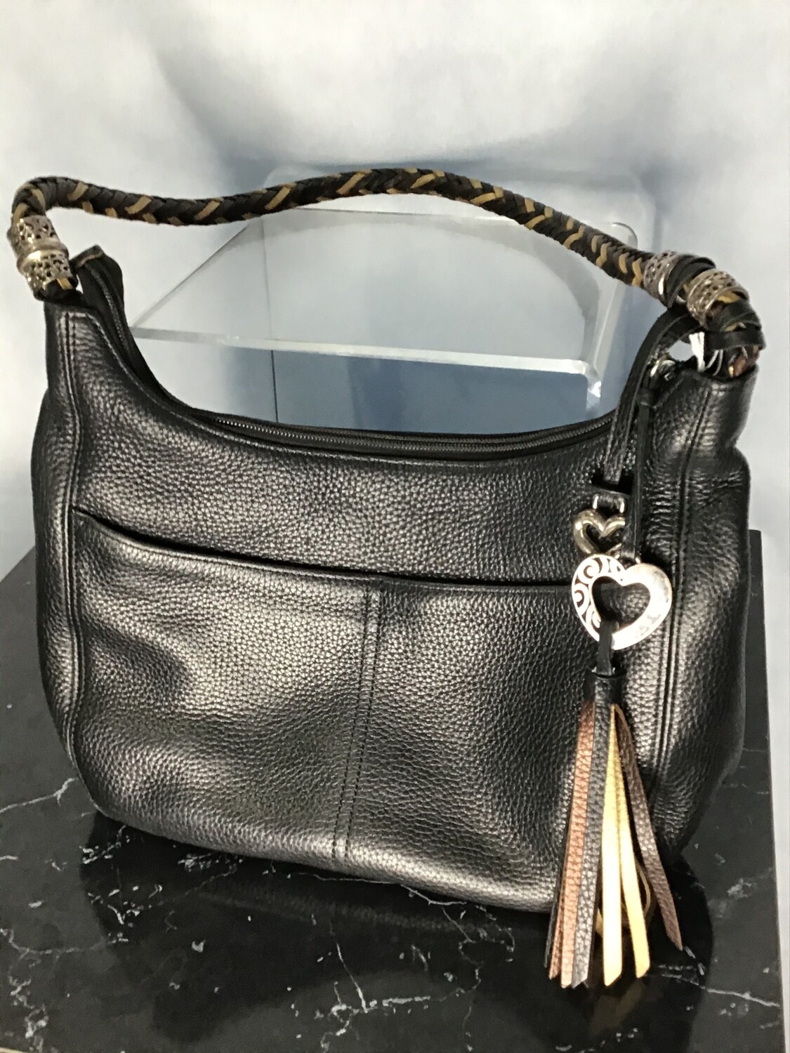 Brighton blk leather