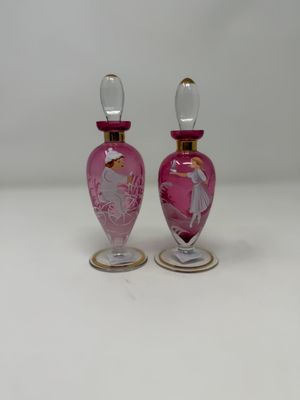 Mary Gregory Perfume Bottles
