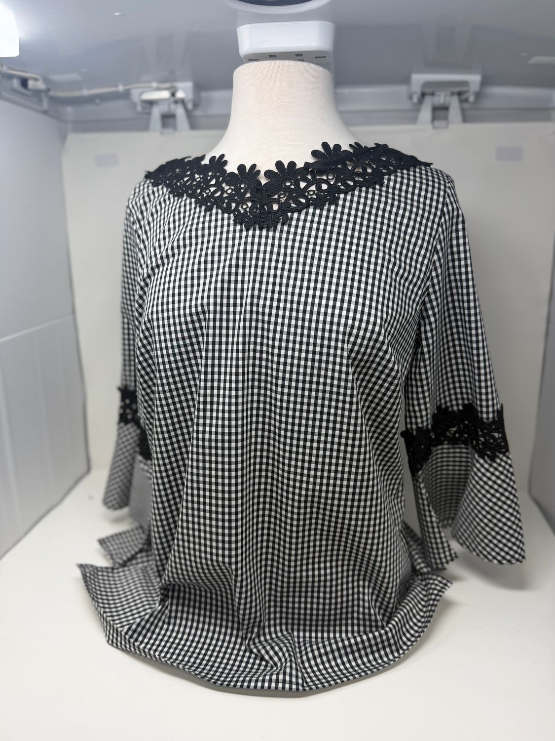 Chico Gingham Blk/Wht