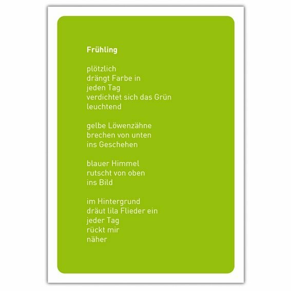 Postkarten „Frühling“