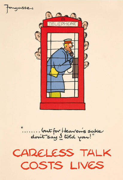 Vintage Posters: Careless Talk