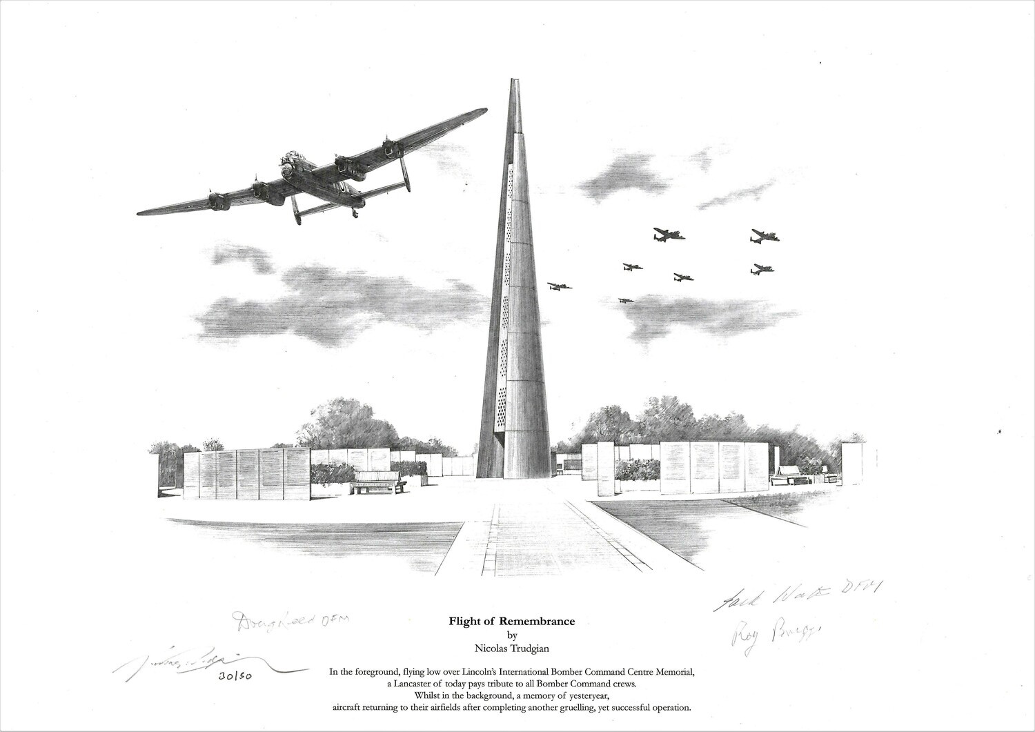 **LIMITED EDITION** Flight of Remembrance- 156 Squadron , The Pathfinders