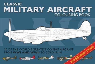 Classic Military Aircraft Colouring Book