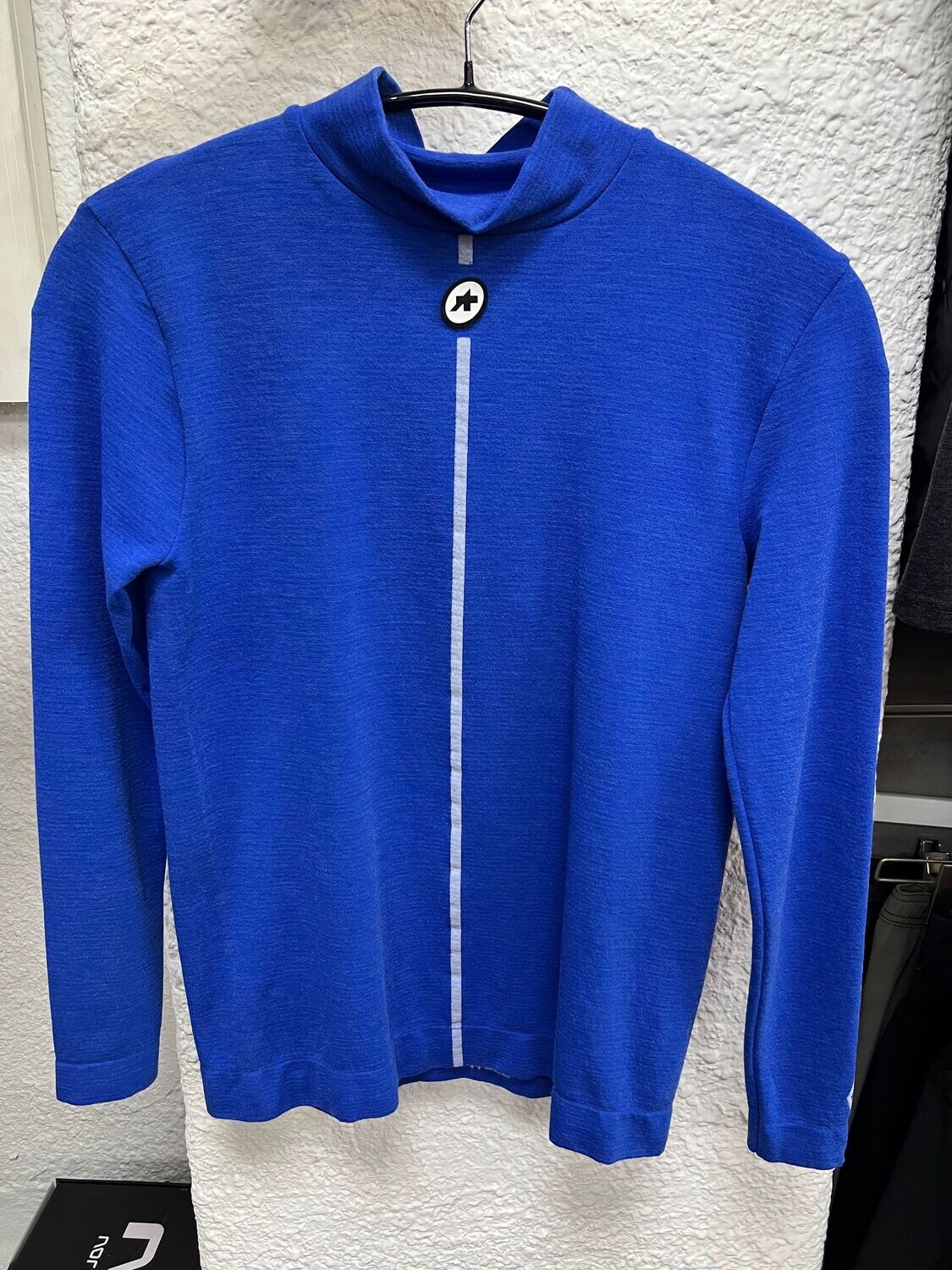 ASSOS Ultraz LS Winter Skin Layer Calypso Blue Homme