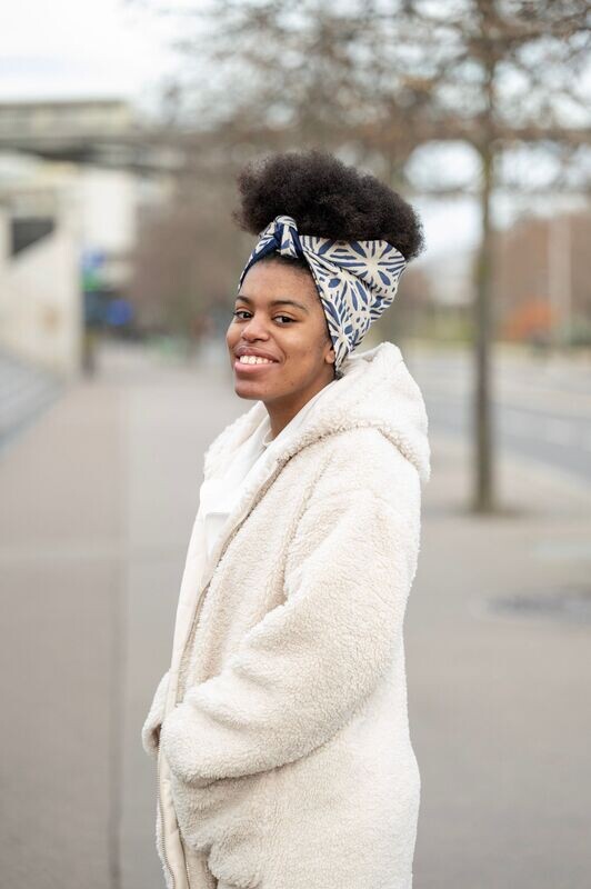 Bandana Doublé Bogolan / Satin Thya