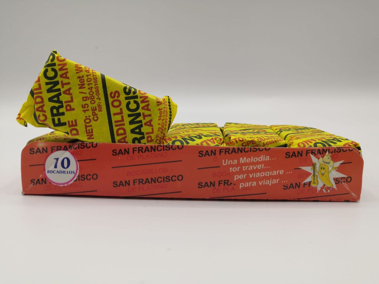 Bocadillo de Plátano San Francisco 10 unidades