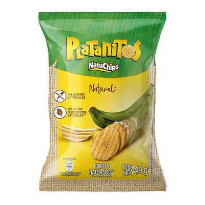 Platanitos Natuchips sabor natural 45gr