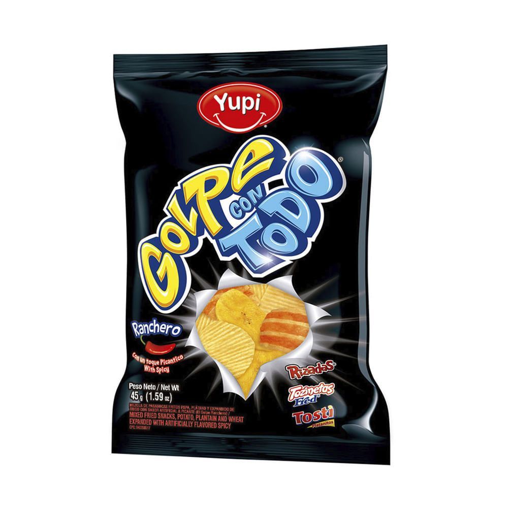 Snack Golpe con todo sabor Ranchero 90gr