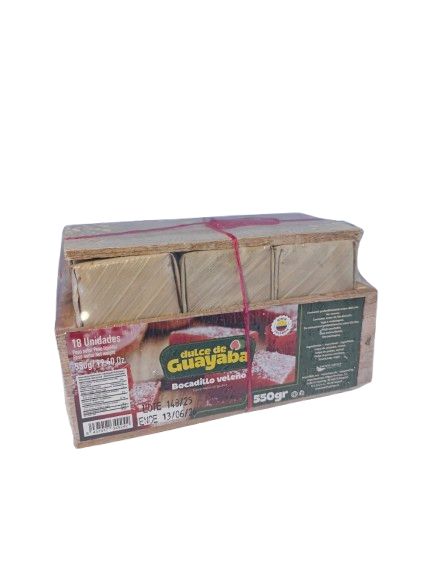 Bocadillo Veleño Guayaba Caja Madera 18 unid