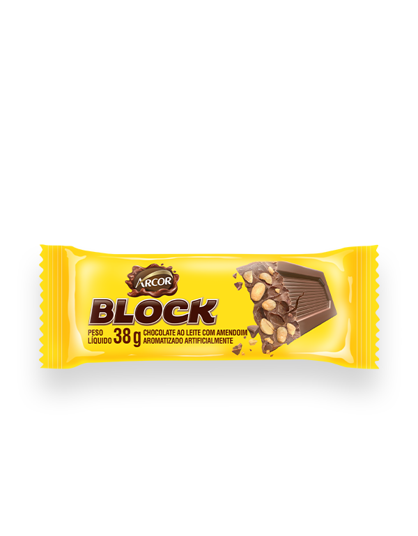 Chocolate con leche Arcor Block 38gr