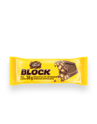 Chocolate con leche Arcor Block 38gr