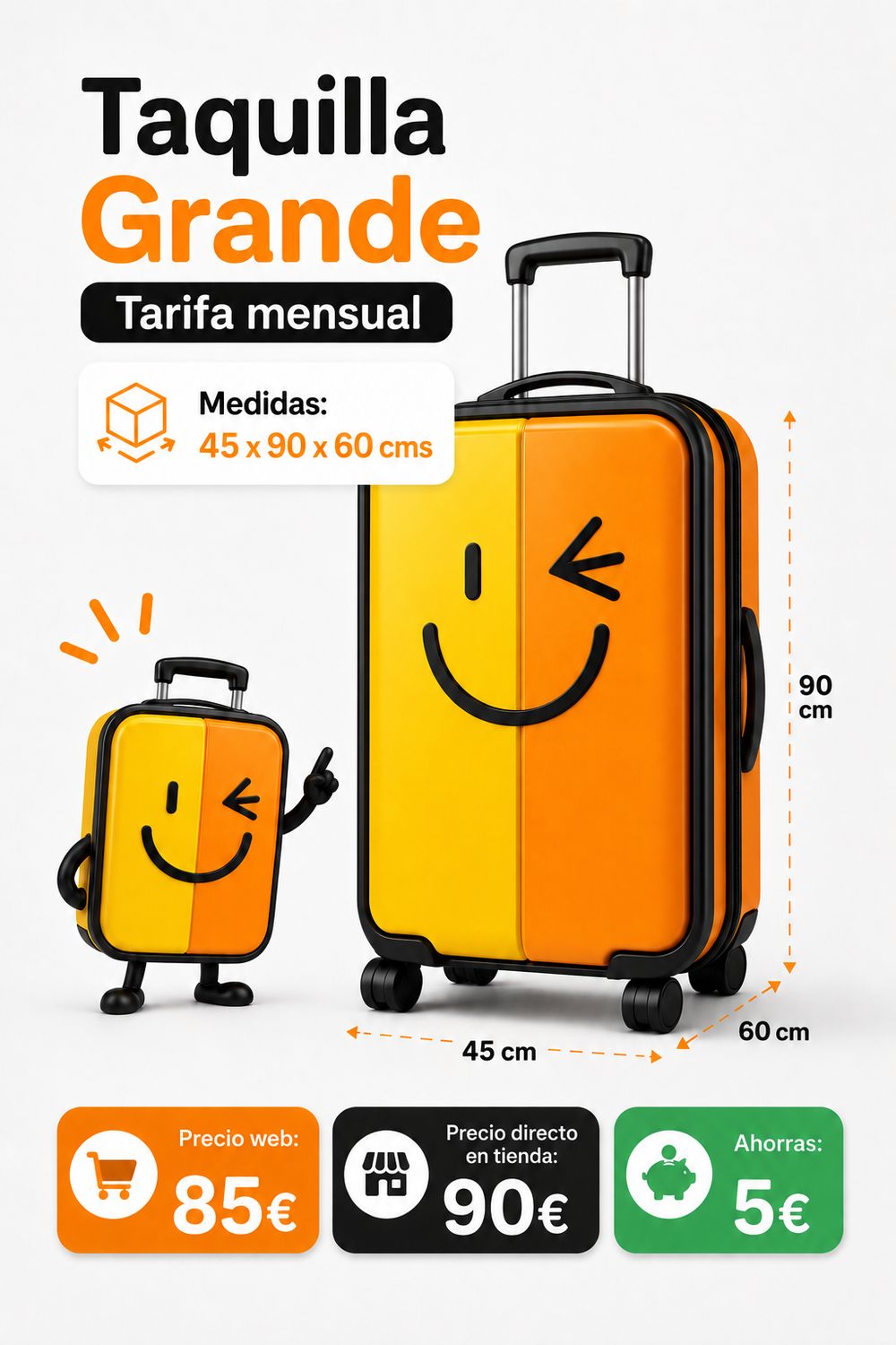 Taquilla Grande Tarifa Mensual