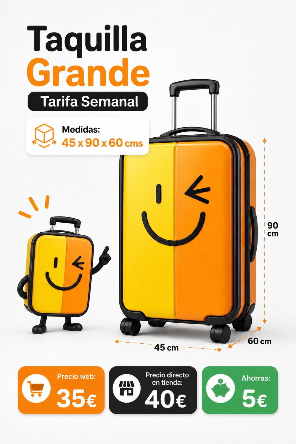 Taquilla Grande tarifa semanal