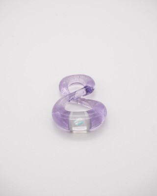 Purple Mini Infinity Pendant by Nateylove