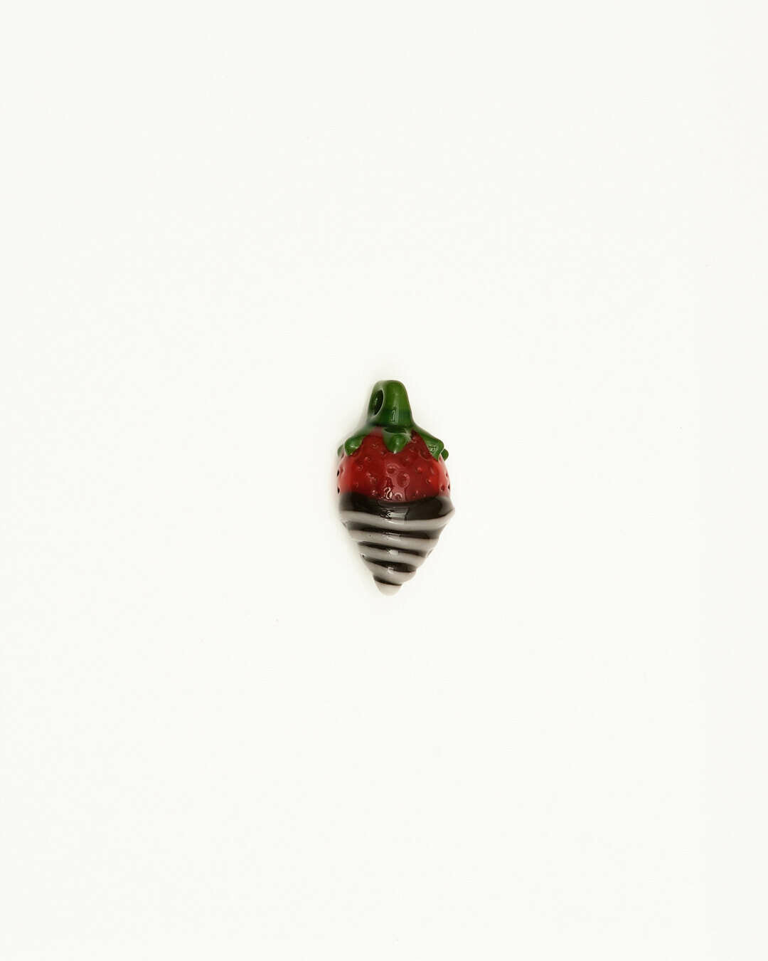 (17C) Chocolate Strawberry Pendant by Gnarla Carla